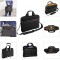 Exacompta - Ref. 17434E - Sacoche ordinateur Exactive 2 poches pour transport d'un PC taille maxi 15 pouces et d'une poche pour 