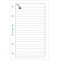 Exacompta - 18215E - Accessoire de recharge perforee - Papier Notes - Accessoires pour Organiseur Exatime 17 - 10,5 c