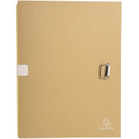 Exacompta Classeur extensible A4 jusqu'a  12 cm Kraft Marron