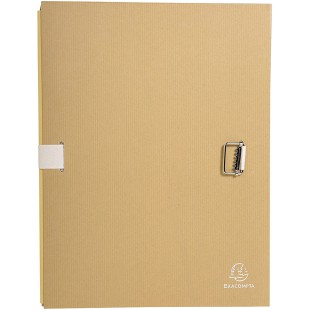 Exacompta Classeur extensible A4 jusqu'a  12 cm Kraft Marron