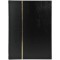 Exacompta - Ref. 21141E - 1 album de timbres classique - 32 pages noires - Dimensions exterieures : 17 x 22,5 cm - Couverture en