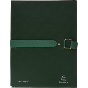 EXACOMPTA 22007E Chemise dos extensible Extensor - 24x32cm Vert