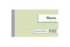 Exacompta 23170E Manifold Recus 10,5 x 18cm 50 feuillets dupli autocopiants