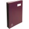 Exacompta 24124E Parapheur Direction dos a Soufflets - 12 Compartiments Coloris Bordeaux