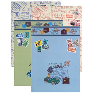 Exacompta - Ref. 25901E - KIT PHILATeLIE AIR MAIL "ma premiere collection de timbres": 1 album de timbres 1 pince 1 loupe 