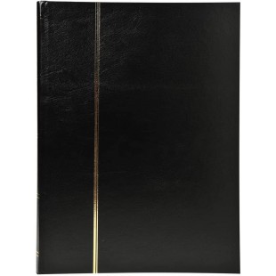 Exacompta - Ref. 26141E - 1 album de timbres classique - 32 pages noires - Dimensions exterieures : 22,5 x 30,5 cm - Couverture 