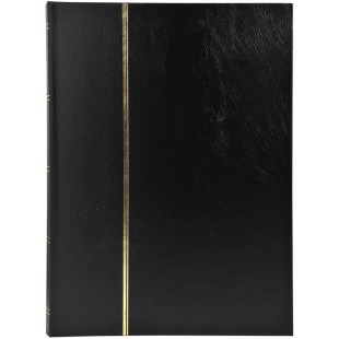 Exacompta - Ref. 26151E - 1 album de timbres classique - 48 pages noires - Dimensions exterieures : 22,5 x 30,5 cm - Couverture 