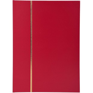 Exacompta - Ref. 26153E - 1 album de timbres classique - 48 pages noires - Dimensions exterieures : 22,5 x 30,5 cm - Couverture 