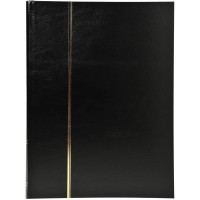 Exacompta - Ref. 26141E - 1 album de timbres classique - 32 pages noires - Dimensions exterieures : 22,5 x 30,5 cm - Couverture 