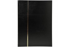 Exacompta - Ref. 26141E - 1 album de timbres classique - 32 pages noires - Dimensions exterieures : 22,5 x 30,5 cm - Couverture 