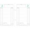 Exacompta 38978E Recharge Mobiles pour Perpetuel Caisse Perforee 16 x 24 cm & Ref. 3278E - 1 Manifold Factures avec mention TVA 
