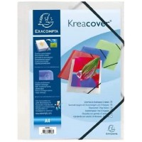 Exacompta - Ref. 43008E - chemises de presentation personnalisables Kreacover - PP souple - Dimensions 24