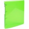 Exacompta IDERAMA 51771E Classeur en polypro transparent 4 anneaux de 3 cm dos de 4 cm 32 x 26,8 cm Couverture Vert Anis