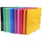 Lot de 20 : Exacompta - ref. 51829E - 1 Classeur carte lustree avec elastiques - 4 anneaux ronds diametre 15mm - Dos 20mm