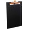 Exacompta 52134E - Exaboard Porte Bloc avec Rabat Exactive et porte stylo metal Polypropylene - Noir