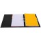 Lot de 10 : Exacompta - 53741E - Classeur a Levier PVC 2 Anneaux Format A4 Dos de 70 mm - Noir