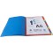 Exacompta 54123E Trieur agrafe avec elastiques 12 compartiments interieur en carte couleur vive. Classement de documents format 