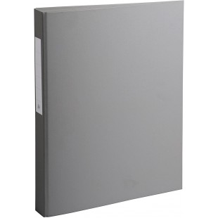 Classeur remborde polypropylene 2 anneaux ronds de 25mm sur troisieme de couverture