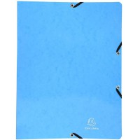 Lot de 20 : Exacompta classeur carte lustree 54829E pelliculee, format a4, coloris assortis