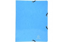 Lot de 20 : Exacompta classeur carte lustree 54829E pelliculee, format a4, coloris assortis