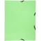 Exacompta - ref. 54893E - 1 Classeur carte lustree pelliculee avec elastiques - 2 anneaux ronds diametre 15mm - Dos 