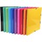 Exacompta - ref. 54895E - 1 Classeur carte lustree pelliculee avec elastiques - 2 anneaux ronds diametre 15 mm - Dos 20 mm - Dim