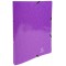 Exacompta - ref. 54869E - 1 classeur PP rigide personnalisable 1 poche - 2 anneaux ronds diametre 30 mm - Dimensions exterieures