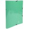 Exacompta - ref. 54898E - 1 Classeur carte lustree pelliculee avec elastiques - 2 anneaux ronds diametre 15mm - Dos 20mm - Dimen