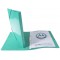 Exacompta - ref. 54898E - 1 Classeur carte lustree pelliculee avec elastiques - 2 anneaux ronds diametre 15mm - Dos 20mm - Dimen