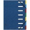 Exacompta 55072E Trieur Harmonika avec dos extensible, couverture avec fenetres decoupees 7 Compartiments 24,5x32 cm pour format