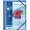 Exacompta 55182E Chemise a collectionner Kreacover A4 21 x 29, 7 cm en polypropylene avec 3 rabats avec elastique Bl