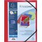 Lot de 25 : EXACOMPTA 55189E Chemise a elastiques 3 rabats polypropylene opaque Krea Cover - A4 Couleurs aleatoires