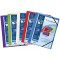 Lot de 25 : EXACOMPTA 55189E Chemise a elastiques 3 rabats polypropylene opaque Krea Cover - A4 Couleurs aleatoires