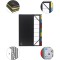 Exacompta - Ref. 55321E - 1 Trieur Harmonika couverture rigide noire avec elastiques - dos extensible Ordonator - 7 compartiment