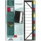 Exacompta - Ref. 55341E - Trieur Rigide Ordonator Dos Extensible 12 Compartiments - Noir