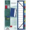 Exacompta - Ref. 55342E -Trieur Rigide Ordonator Dos Extensible 12 Compartiments - Bleu