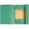 Exacompta - Ref. 55503E - 1 chemise a elastiques 3 rabats en carte lustree 400 g/m²- Dimensions exterieures : 24 x 