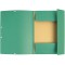 Exacompta - Ref. 55503E - 1 chemise a elastiques 3 rabats en carte lustree 400 g/m²- Dimensions exterieures : 24 x 