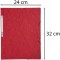 Exacompta - Ref. 55505SE - 1 chemise a elastiques 3 rabats en carte lustree 400 g/m²- Dimensions exterieures : 24 x