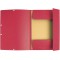 Exacompta - Ref. 55505SE - 1 chemise a elastiques 3 rabats en carte lustree 400 g/m²- Dimensions exterieures : 24 x
