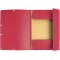 Exacompta - Ref. 55505SE - 1 chemise a elastiques 3 rabats en carte lustree 400 g/m²- Dimensions exterieures : 24 x
