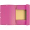 Exacompta - Ref. 55520SE - 1 chemise a elastiques 3 rabats en carte lustree 400 g/m²- Dimensions exterieures : 24 x