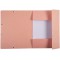 Exacompta - Ref. 55527E - 1 chemise a elastiques 3 rabats en carte lustree 400 g/m²- Dimensions exterieures : 24 x 