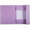 Exacompta - Ref. 55535E - 1 chemise a elastiques 3 rabats en carte lustree 400 g/m²- Dimensions exterieures : 24 x 