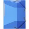 Lot de 10 : Exacompta - Ref. 55670E - Chemises 3 rabats a elastiques polypropylene 5/10e IDERAMA PP - A4 - Couleurs assorties
