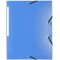 Lot de 10 : Chemise a elastique 3 rabats polypropylene 5/10e opaque - a4