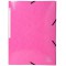 Exacompta 55824E Classeur Iderama avec 3 Rabats et Bande elastique, 425 / M², A4, Capacite Maximale, Carton Manille, Rose, 1 Pie