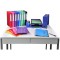 Exacompta 55824E Classeur Iderama avec 3 Rabats et Bande elastique, 425 / M², A4, Capacite Maximale, Carton Manille, Rose, 1 Pie