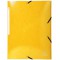 Exacompta Iderama 55828E Chemise a  3 rabats et elastique Jaune Format A4 Format A4