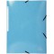 Lot de 25 : EXACOMPTA 55829E Chemise a elastiques 3 rabats Maxi capacity carte lustree pelliculee 425gm² Iderama A4 Couleurs ale
